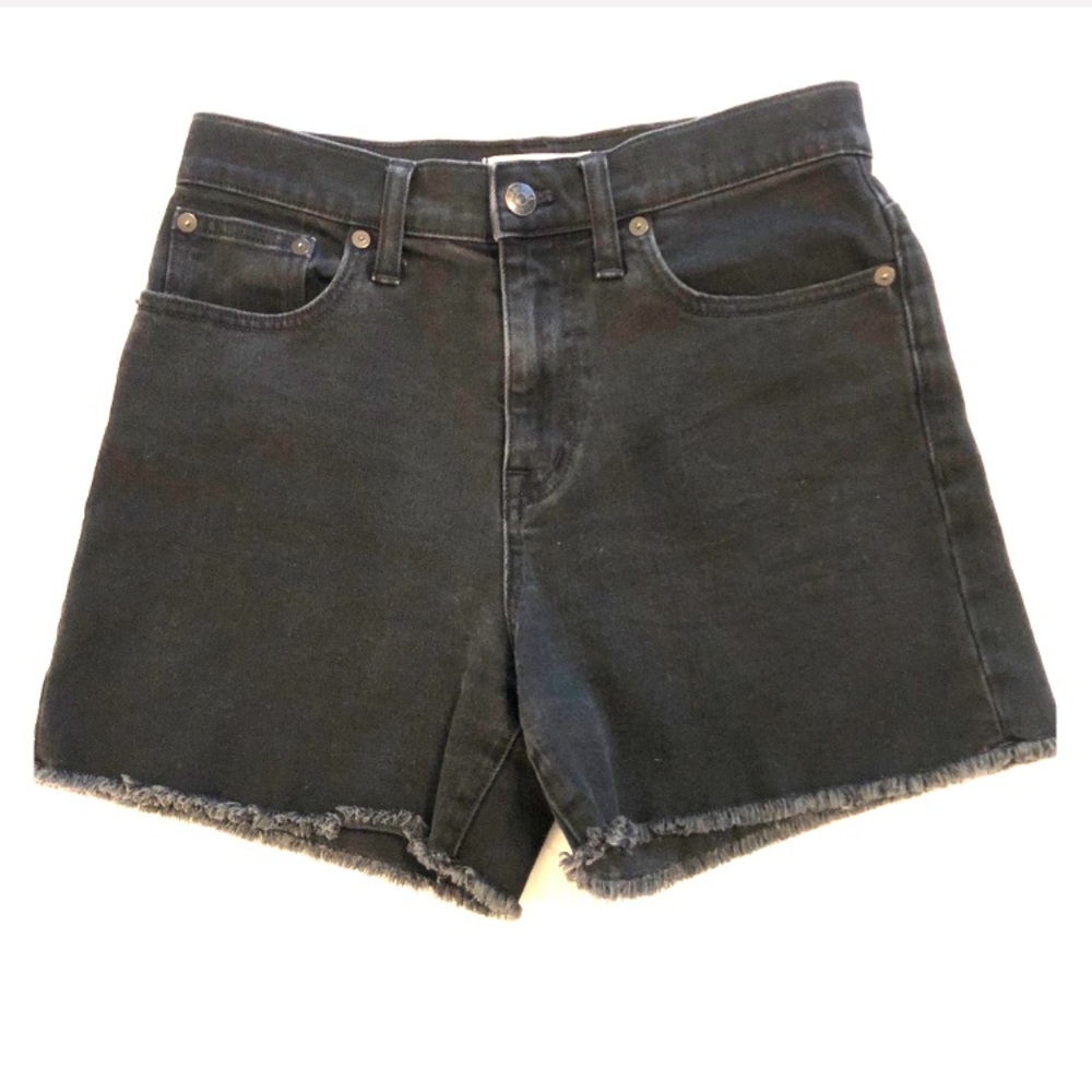 Black High Rise Madewell Shorts